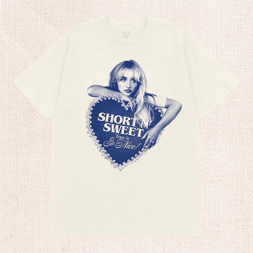Short n' Sweet Heart Ivory Residency T-Shirt